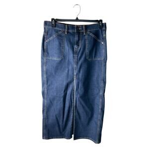 Levis Signature  Jean Skirt Womens 10 Misses Stonewash Casual Streetwear Denim
